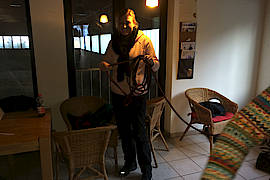 Longe aufnehmen für welche Hand?